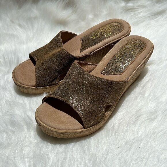 Sbicca Leather Sandals Size 7. B86 - Picture 1 of 7